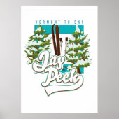 Jay Peek Vermont ski logo Poster (Voorkant)