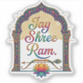 Jay shree ram sticker (Voorkant)