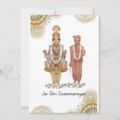 Jay Shree Swaminarayan Wenskaart Feestdagenkaart (Voorkant)