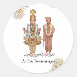 Jay Shri Swaminarayan Ronde Sticker