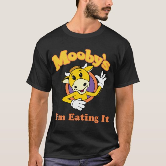 Jay Silent Bob Mooby's Mascot Wave Ik Eet Het T-shirt (Voorkant)