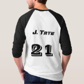 Jay Tate 3/4 Raglan T-shirt (Achterkant)