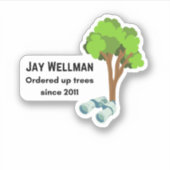 Jay Wellman Sticker (Voorkant)