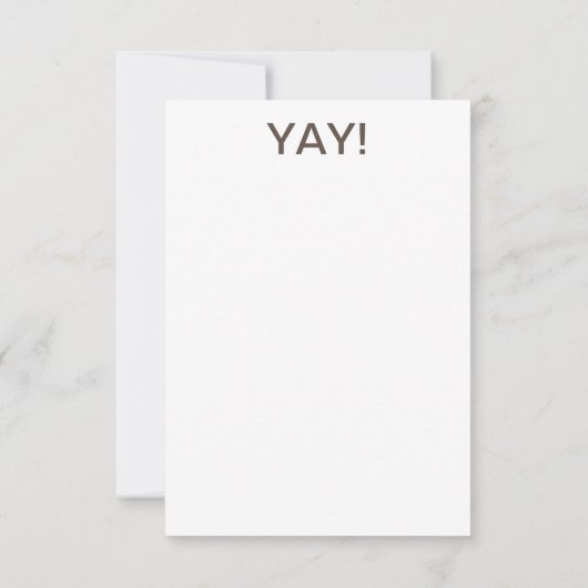 Jay! Wenskaart Bedankkaart (Achterkant)