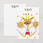 Jay! Wenskaart Bedankkaart (Voorkant / Achterkant)