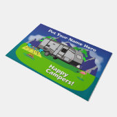 Jayco Jayflight Happy Campers Design Deurmat (Schuin)