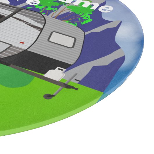 Jayco Jayflight Happy Campers Design Snijplank (Hoek)