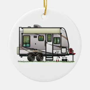 Jayco Trailer RV happy camper Keramisch Ornament