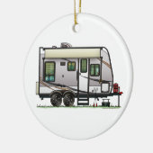 Jayco Trailer RV happy camper Keramisch Ornament (Links)