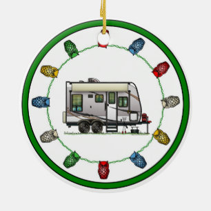 Jayco Trailer RV happy camper Keramisch Ornament