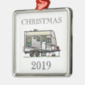 Jayco Trailer RV happy camper Metalen Ornament (Links)
