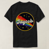 Jaycob regenboog in ruimte  stijl t-shirt (Design voorkant)