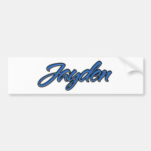 Jayden Name blue Aufkleber Sticker Autoaufkleber