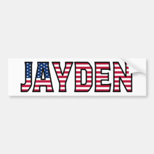 Jayden Name Vorname USA Aufkleber Sticker Auto
