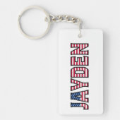 Jayden Name Vorname USA Flagge Anhänger Schlüssel Sleutelhanger (Voorkant)