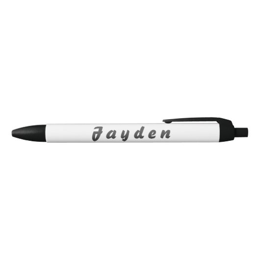 Jayden Zwarte Inkt Pen (Bovenkant)