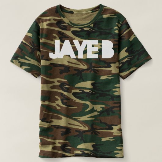 JAYE B "JAYE B/NAZZY" CAMO T-Shirt (Design voorkant)