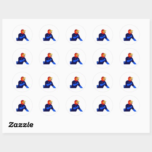 Jayhawk Lets GOO Ronde Sticker (Vel)