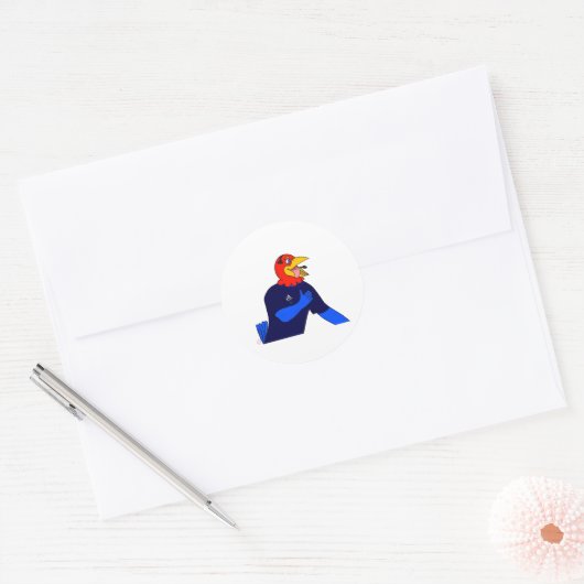 Jayhawk Lets GOO Ronde Sticker (Envelop)