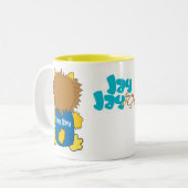 JayJay de Chow Tweekleurige Koffiemok (Voorkant links)