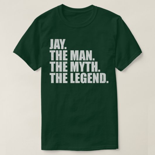 JayJay Naam Jay voornaam T-shirt (Design voorkant)