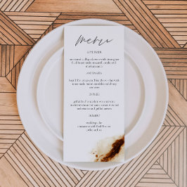 JAYLA Boho Terracotta Burnt Oranje Rust Menu