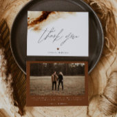 JAYLA Boho Terracotta Burnt Sinaasappel Dank u wel Kaart