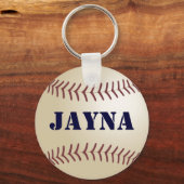Jayna Baseball Keychain by 369MyName (Voorkant)