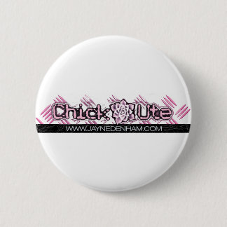 Jayne Denham Chick Ute Badge Ronde Button 5,7 Cm