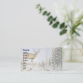 Jay's Peak, White Tail Deer Visitekaartje (Staand voorkant)