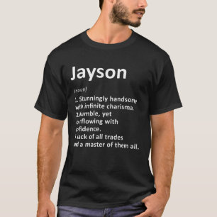 Jayson Definitie Persoonlijke Naam Grappige Verjaa T-shirt
