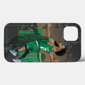 Jayson Tatum Karikatuur Case-Mate iPhone Case (Achterkant (horizontaal))