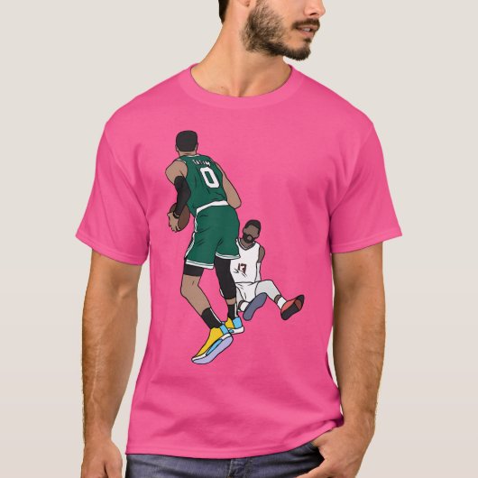 Jayson Tatum kruist Paul George T-shirt (Voorkant)