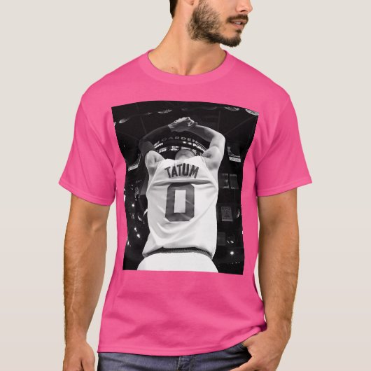Jayson Tatum - Zwart Wit T-shirt (Voorkant)