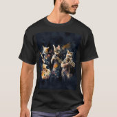 Jaz Cat Grunge T-Shirt (Voorkant)
