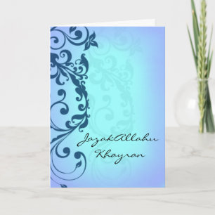 JazakAllah khayran - Islamic Hadith thank you card Bedankkaart