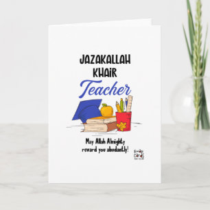 JazakAllah Lerarenkaart Kaart