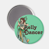 Jazayre Belly Dancer Magneet (Voorkant / Achterkant)