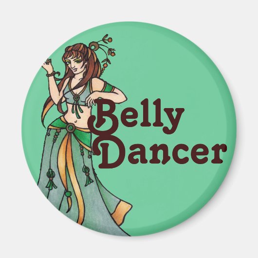 Jazayre Belly Dancer Magneet (Voorkant)