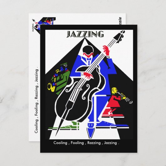 JAZEN... BRIEFKAART (Voorkant / Achterkant)