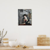 Jāzeps Grosvalds in de buitenwijken van Parijs Poster (Keuken)