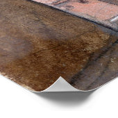 Jāzeps Grosvalds Kurds op de weg Poster (Hoek)