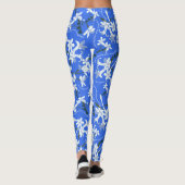 JAZMIN FOCUS DONKER CERULEAN LEGGINGS (Achterkant)