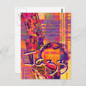 Jazz13 Briefkaart (Voorkant / Achterkant)