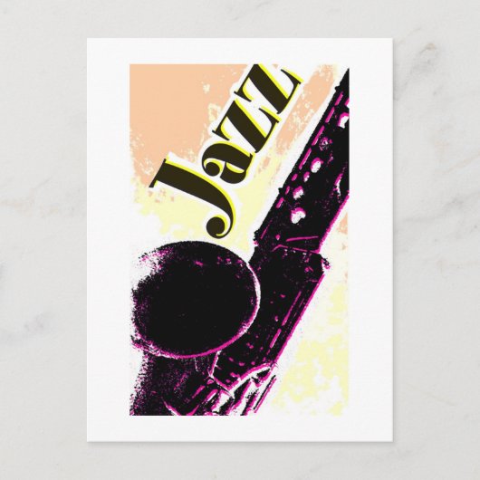 Jazz14 Briefkaart (Voorkant)
