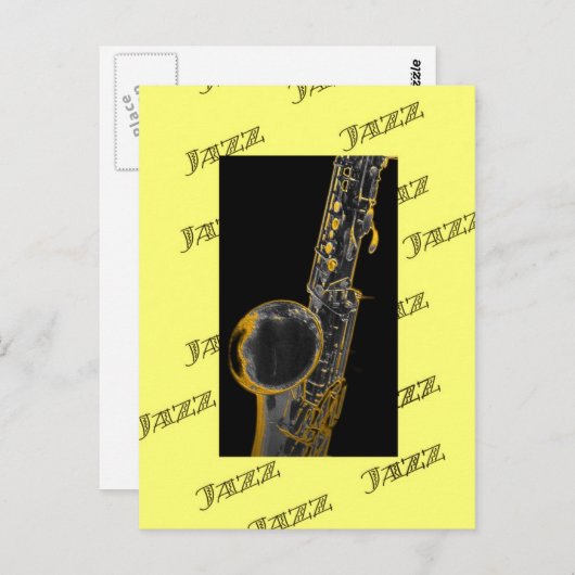 Jazz16 Briefkaart (Voorkant / Achterkant)