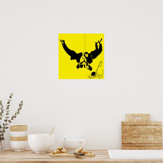 Jazz aan de Philharmonic Vintage Poster (Keuken)