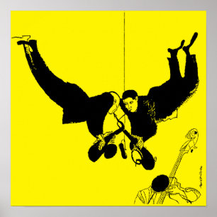 Jazz aan de Philharmonic Vintage Poster