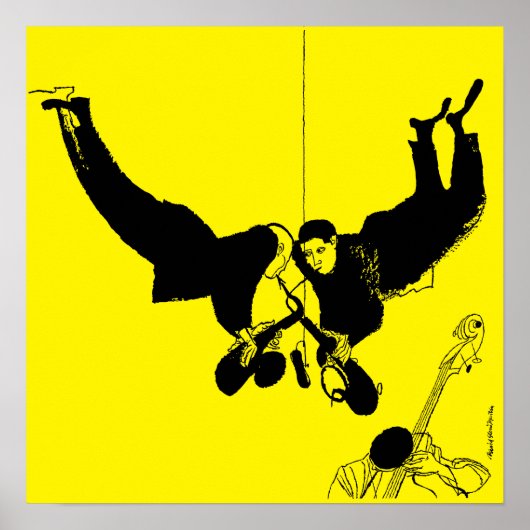 Jazz aan de Philharmonic Vintage Poster (Voorkant)