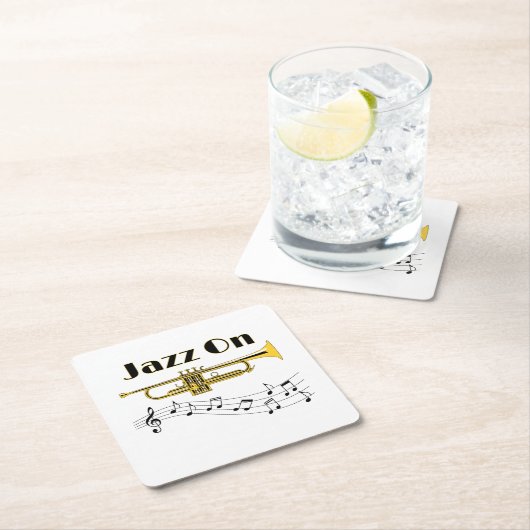 Jazz aan kartonnen onderzetters (Insitu)